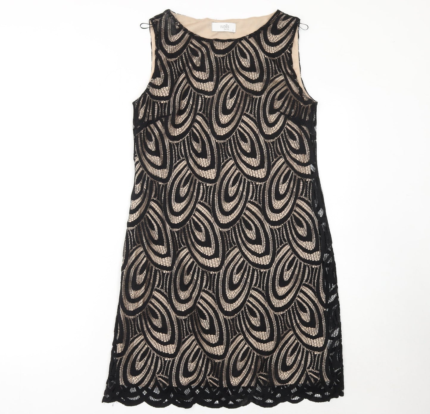 Womens UK Size 10 Wallis Shift Dress