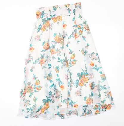Womens UK Size L Matsuda A-Line Chiffon Skirt