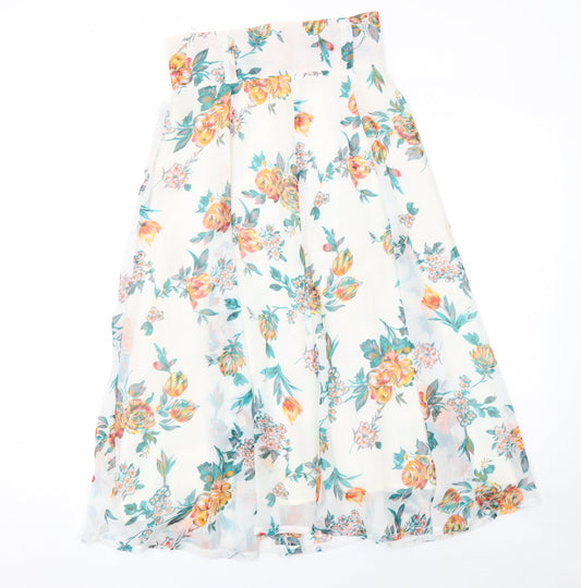 Womens UK Size L Matsuda A-Line Chiffon Skirt