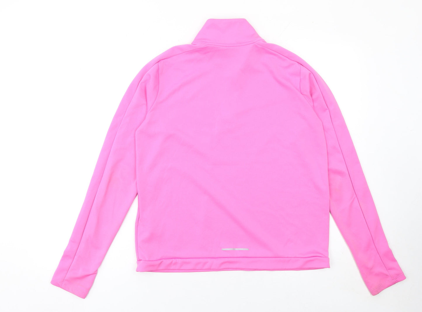 Nike Women Pink Dri-FIT 1/2 Zip Running Sweatshirt Size M