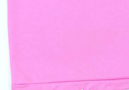 Nike Women Pink Dri-FIT 1/2 Zip Running Sweatshirt Size M