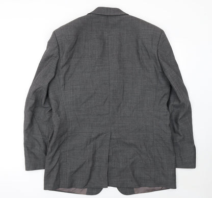 Mens UK Size 40 HUGO BOSS Regular Grey Suit Jacket