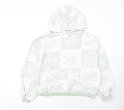 Womens UK Size S From Under Green Pullover Hoodie