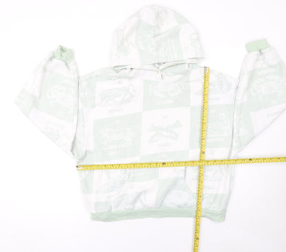 Womens UK Size S From Under Green Pullover Hoodie