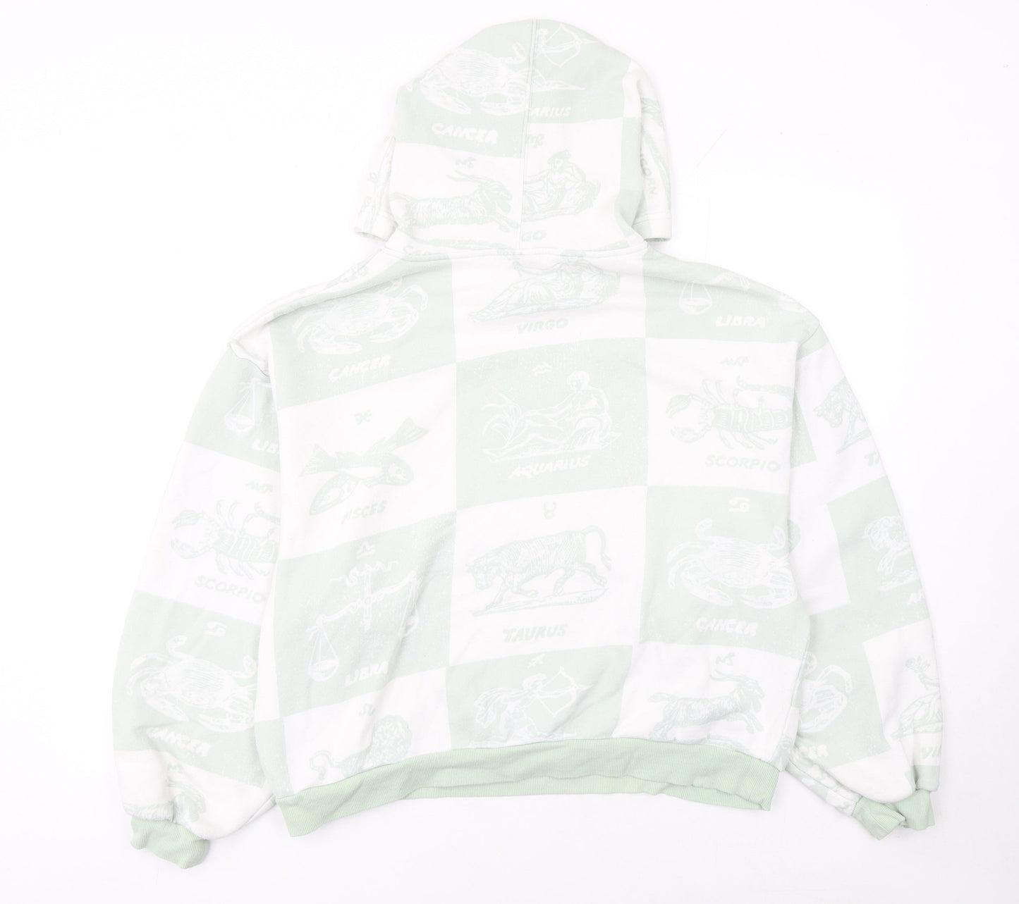 Womens UK Size S From Under Green Pullover Hoodie