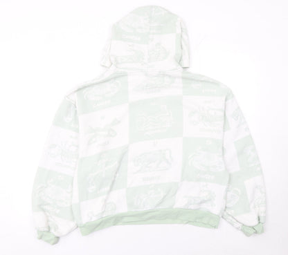 Womens UK Size S From Under Green Pullover Hoodie