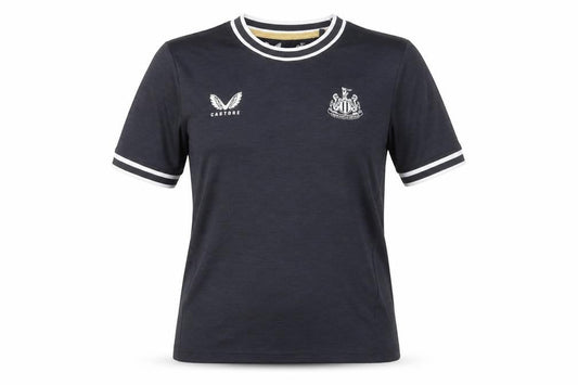 Castore Boys Black Newcastle United Short Sleeve T-Shirt M