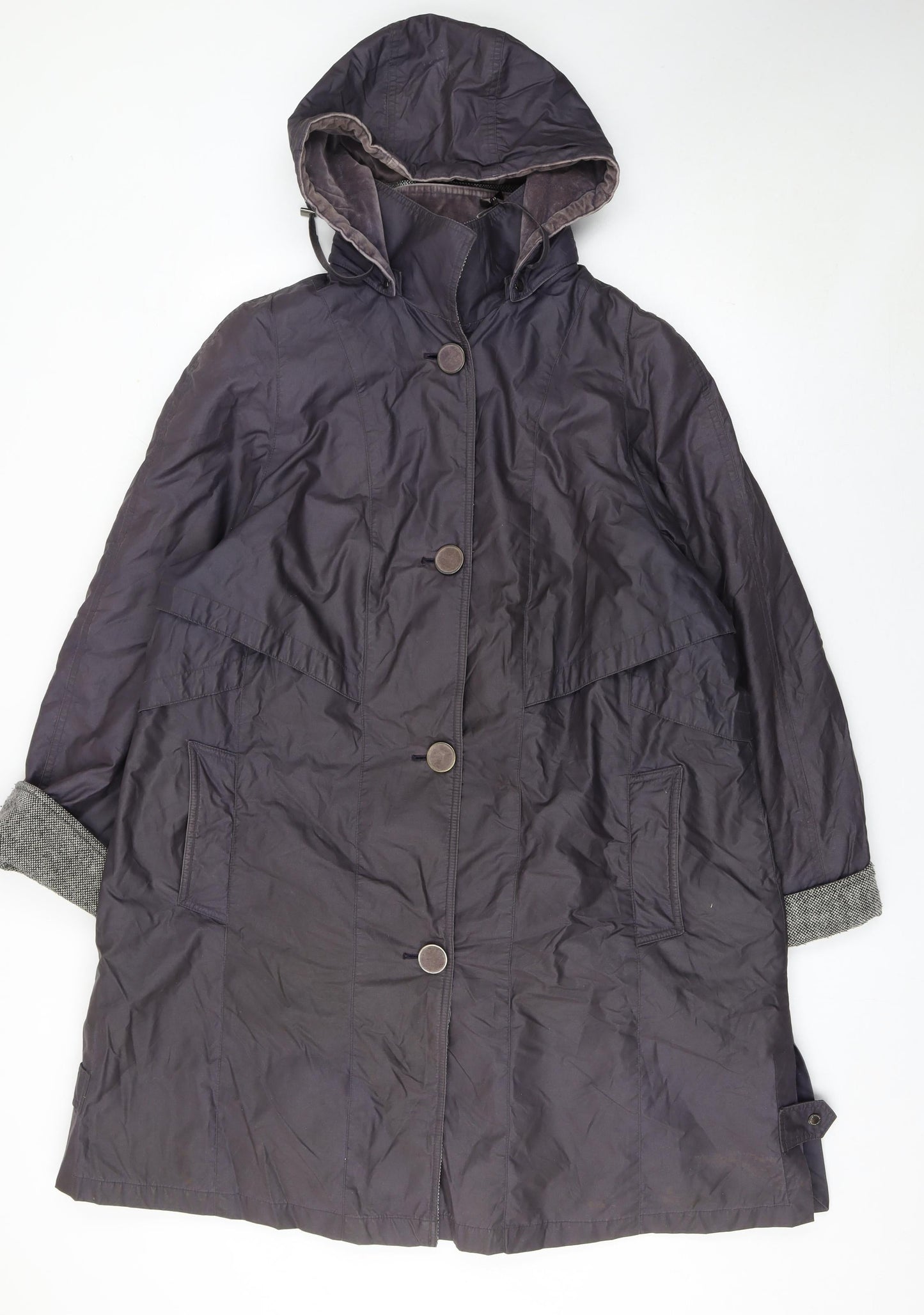Womens UK Size 18 Junge Grey Rain Coat