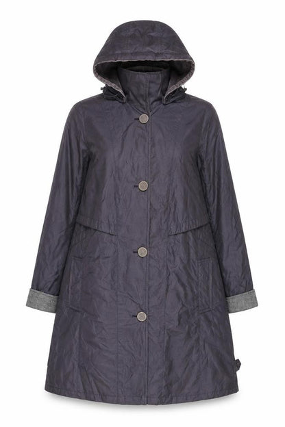 Womens UK Size 18 Junge Grey Rain Coat