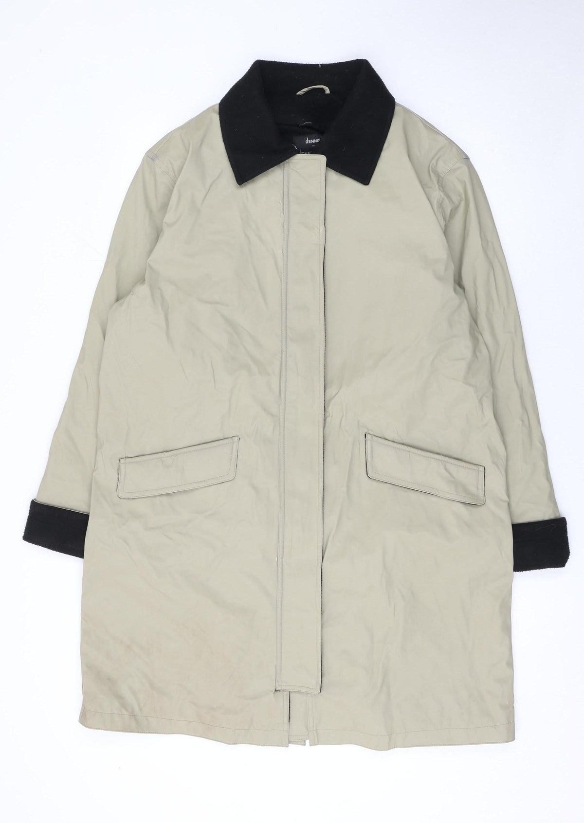 Mens UK Size M Dennis Basso Beige Rain Coat