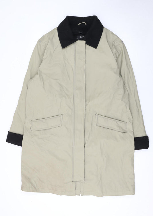 Mens UK Size M Dennis Basso Beige Rain Coat