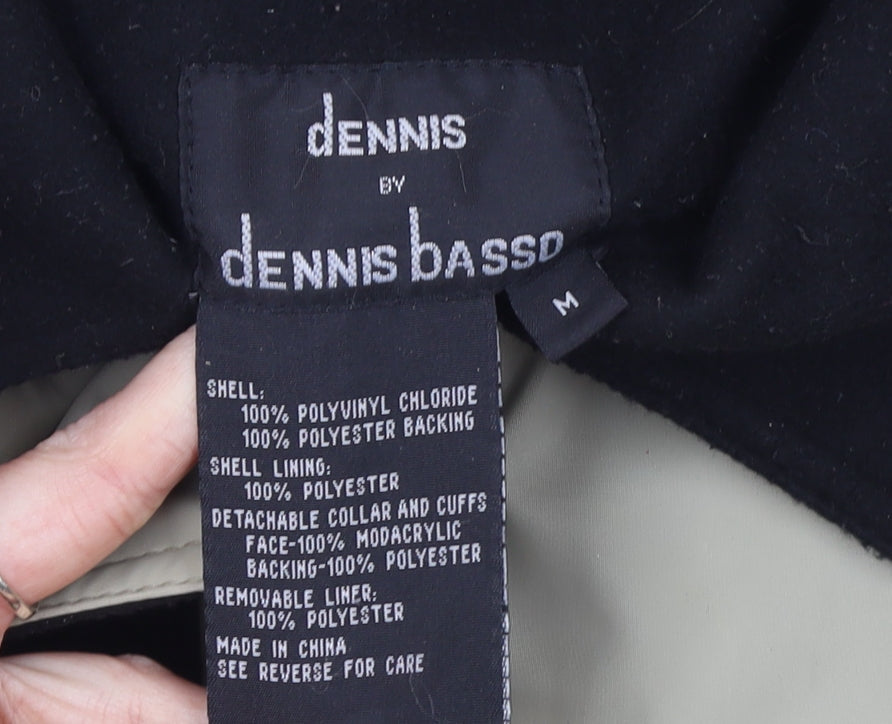 Mens UK Size M Dennis Basso Beige Rain Coat