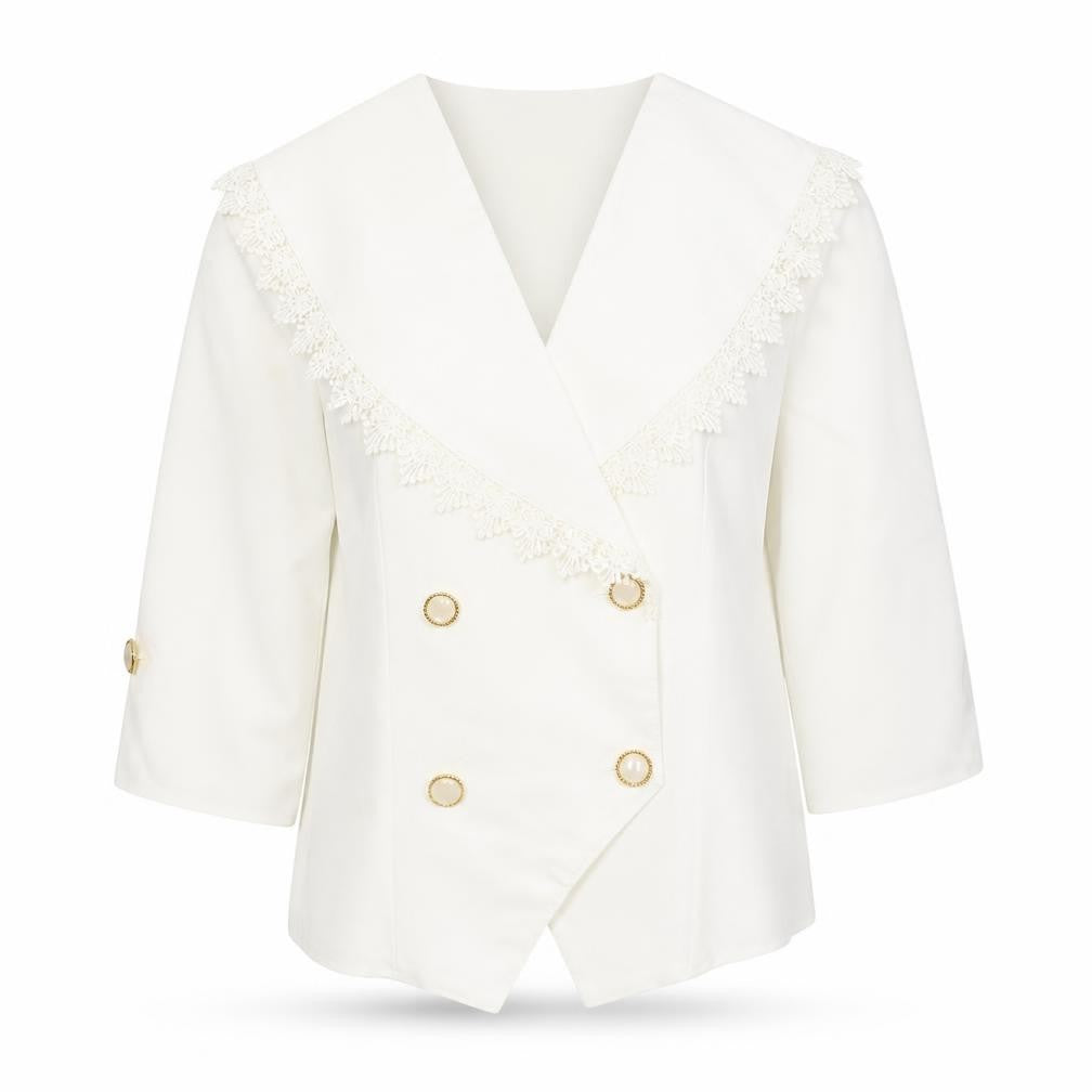 Womens UK Size 12 Amanda Blake Regular Ivory Blazer
