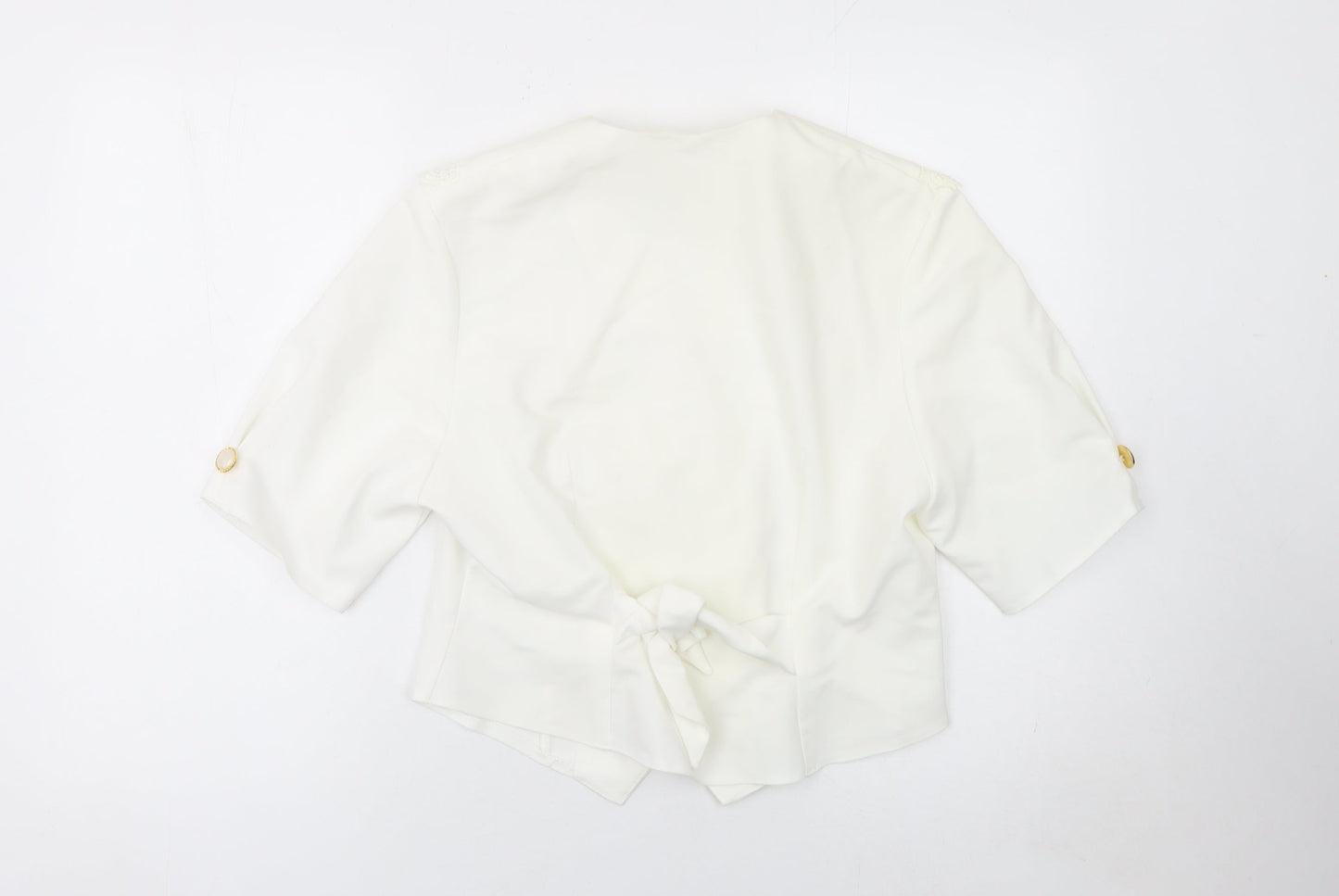 Womens UK Size 12 Amanda Blake Regular Ivory Blazer
