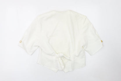 Womens UK Size 12 Amanda Blake Regular Ivory Blazer