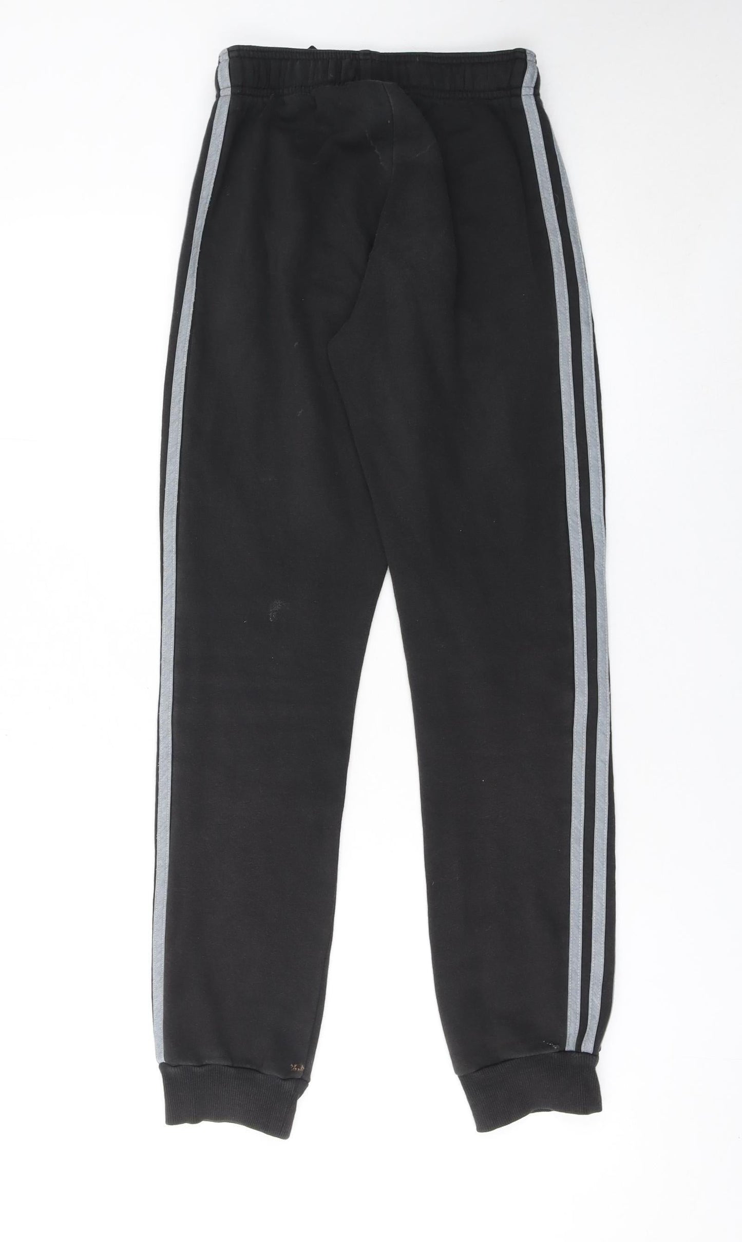 Adidas Men’s Black Jogger Trousers L with Logo Stripes