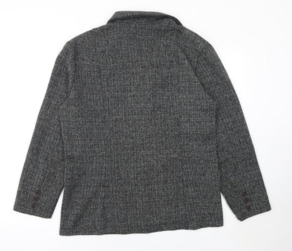 Womens UK Size 16 Miss Sukhmani of London Regular Grey Suit Jacket