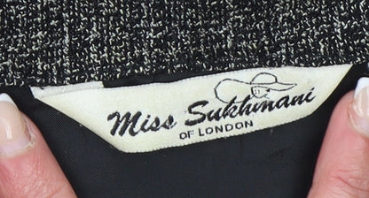 Womens UK Size 16 Miss Sukhmani of London Regular Grey Suit Jacket