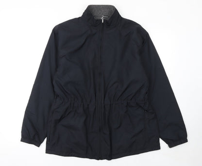 Womens UK Size M Cutter & Buck Black Windbreaker Coat