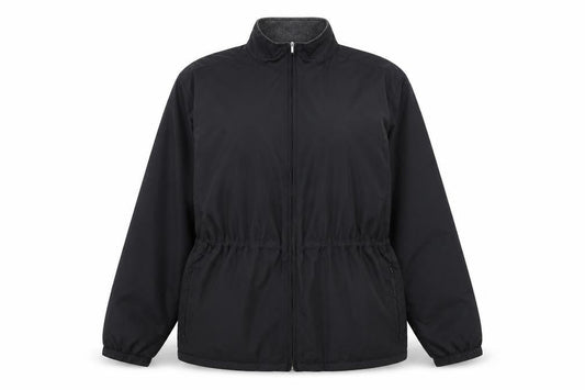 Womens UK Size M Cutter & Buck Black Windbreaker Coat