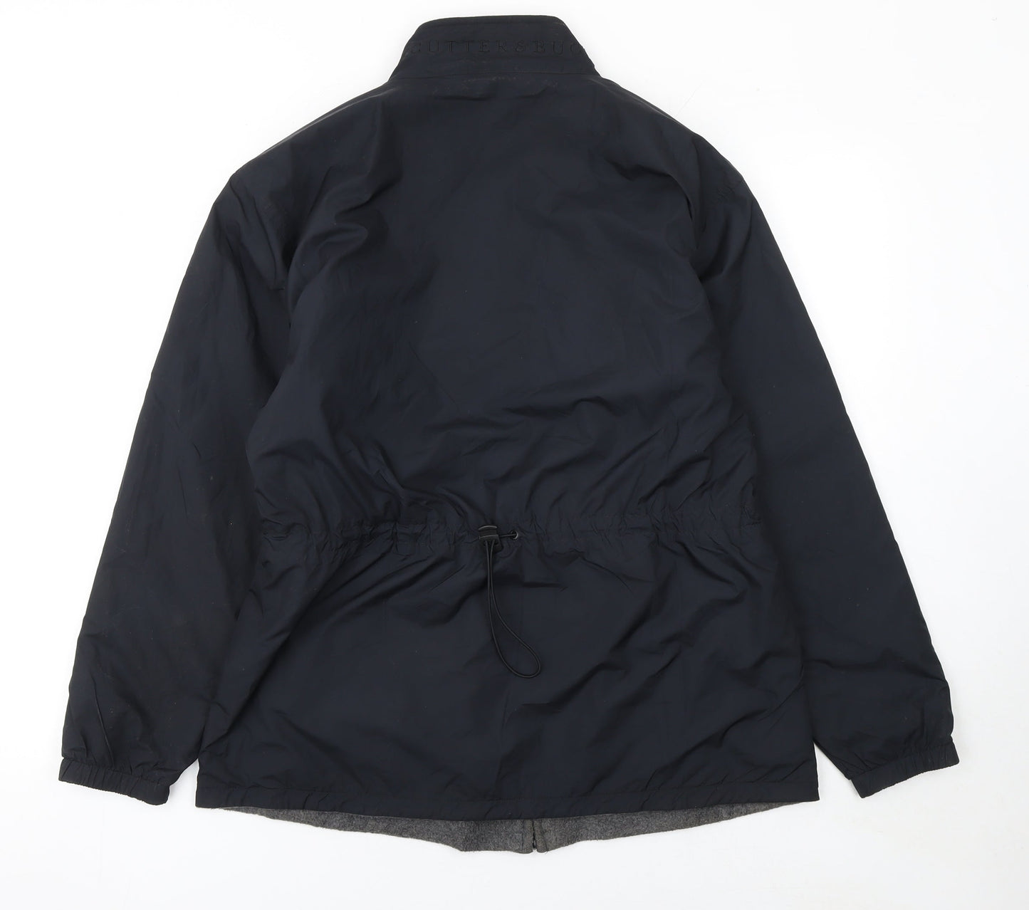 Womens UK Size M Cutter & Buck Black Windbreaker Coat