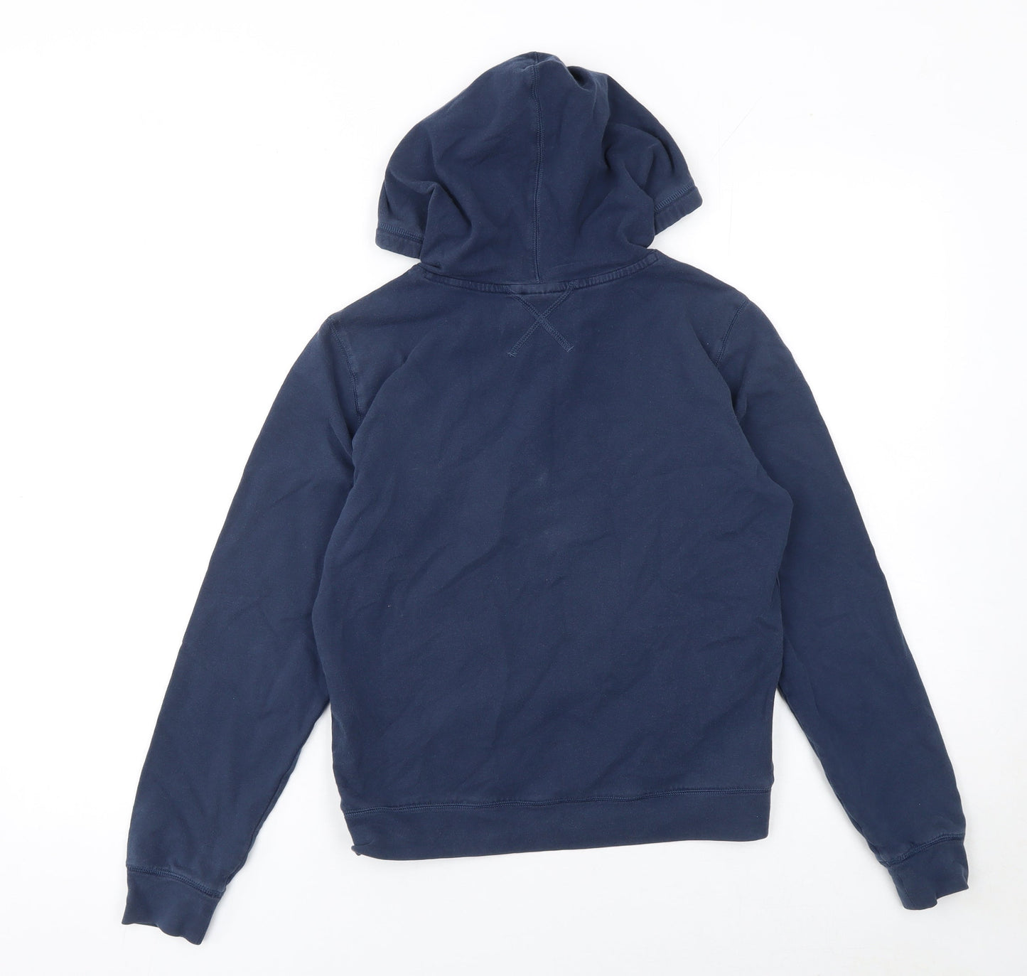 Reebok Women's Navy Pullover Hoodie Size 10 Cotton Blend