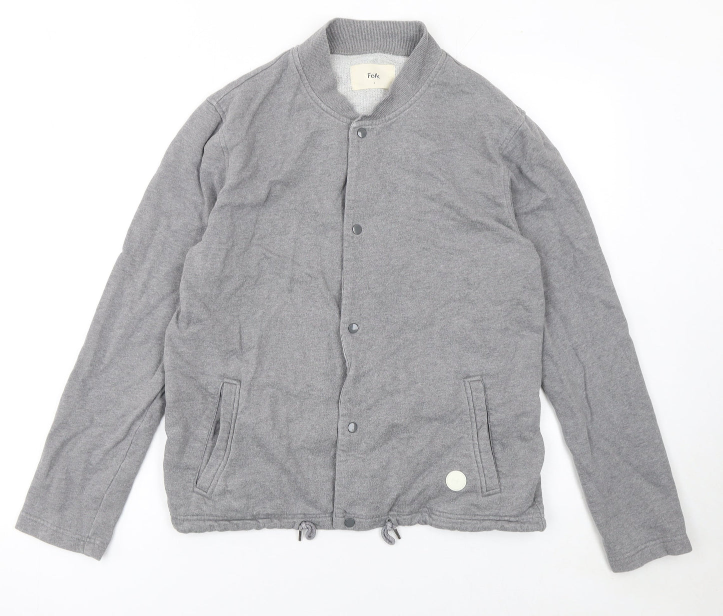 Womens UK Size 10 Folk Grey Walking Casual Jacket