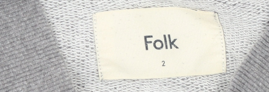 Womens UK Size 10 Folk Grey Walking Casual Jacket