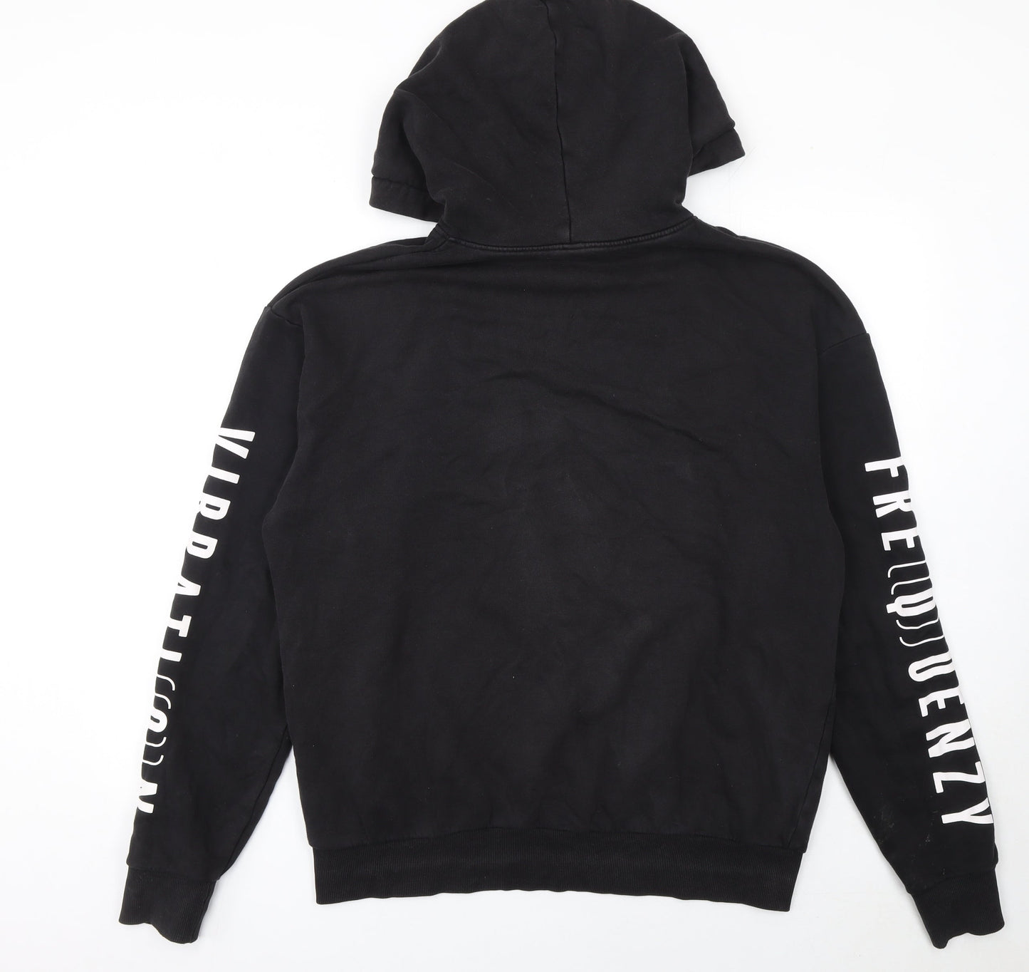 Mens UK Size M H&M Black Pullover Hoodie