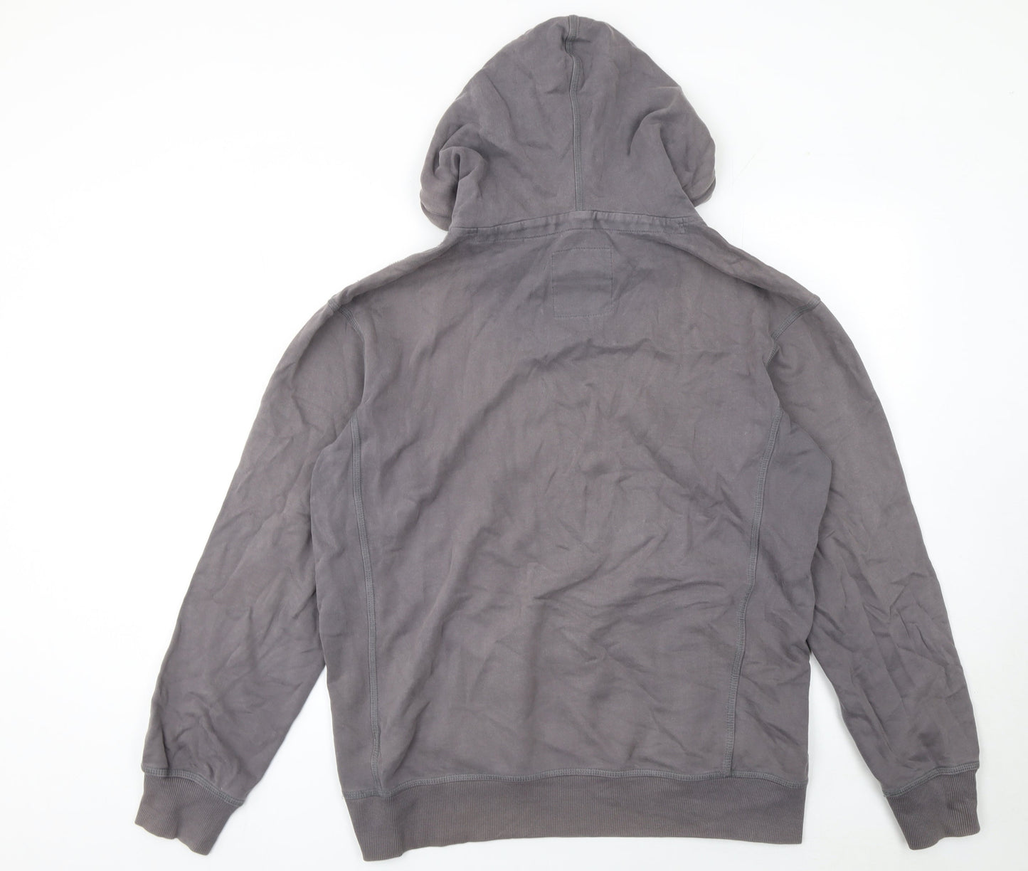 Mens UK Size S Crew Clothing Co. Grey Pullover Hoodie