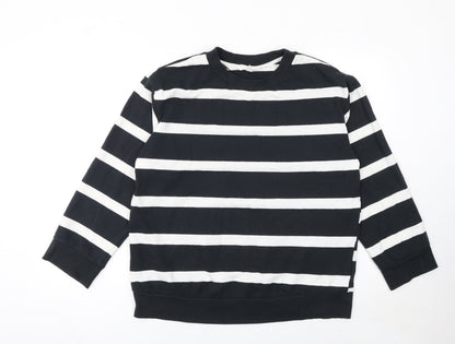 Womens UK Size S H&M Black Pullover Sweatshirt
