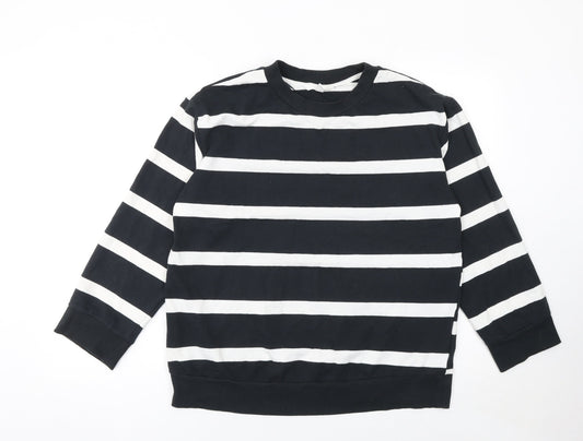 Womens UK Size S H&M Black Pullover Sweatshirt