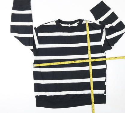 Womens UK Size S H&M Black Pullover Sweatshirt