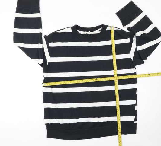 Womens UK Size S H&M Black Pullover Sweatshirt