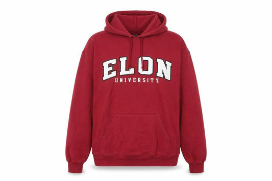 Womens UK Size M Champion Red Pullover Hoodie