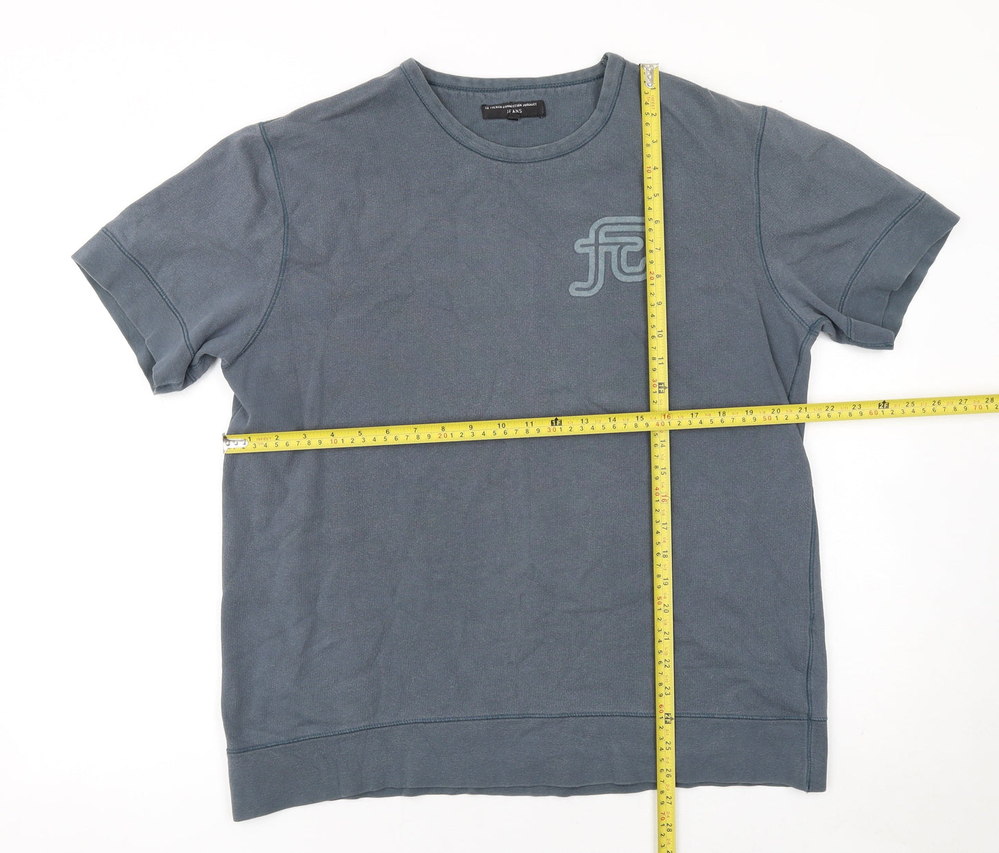 Mens UK Size M French Connection Blue  T-Shirt