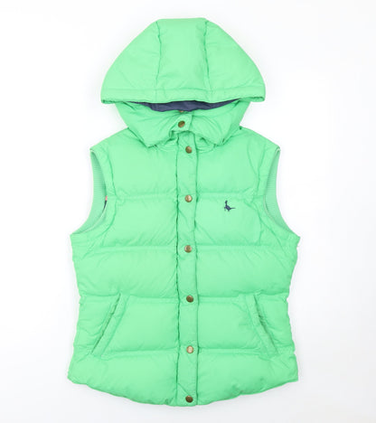 Womens UK Size 10 Jack Wills Green Puffer Jacket