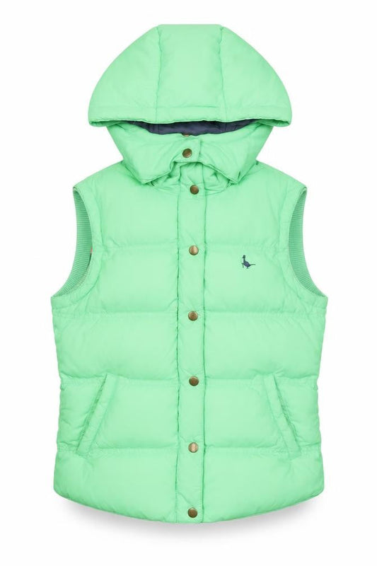 Womens UK Size 10 Jack Wills Green Puffer Jacket