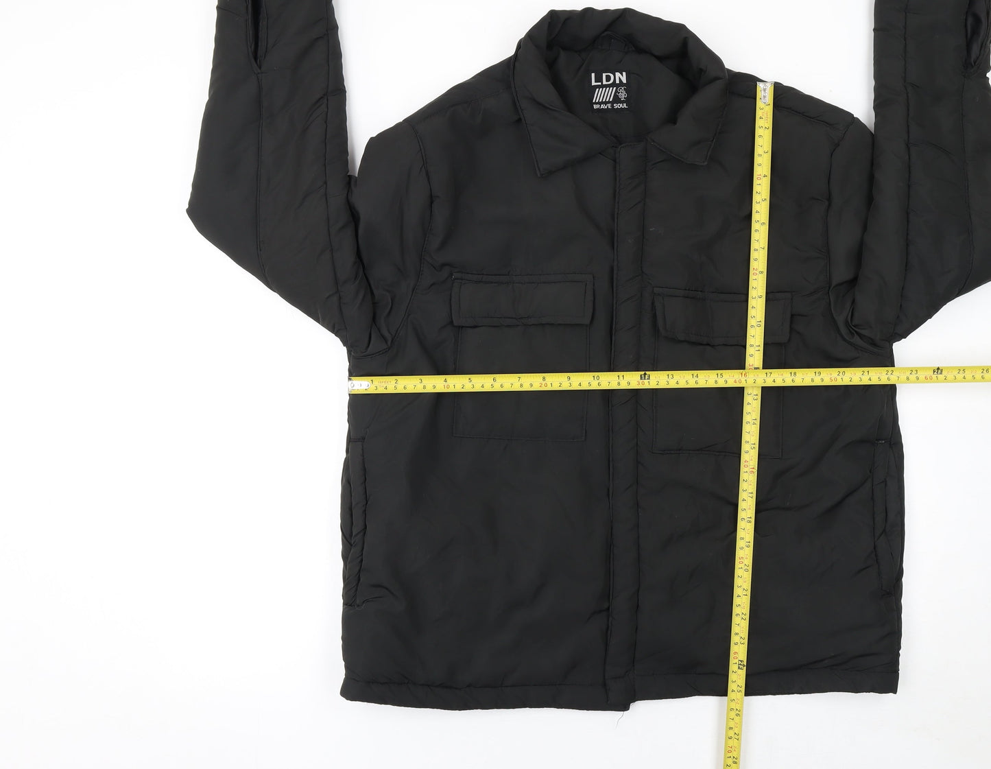 Womens UK Size L Brave Soul Black Puffer Jacket