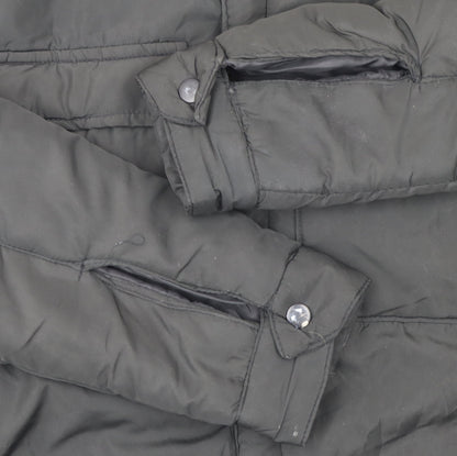 Womens UK Size L Brave Soul Black Puffer Jacket