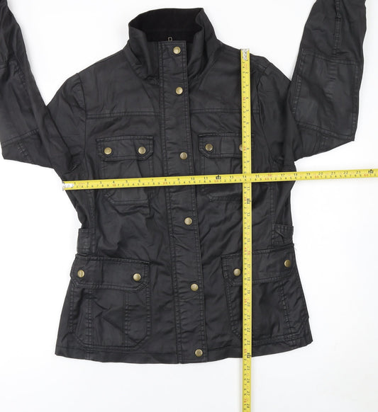 F&F Women’s Black Size 12 Cotton Military Jacket