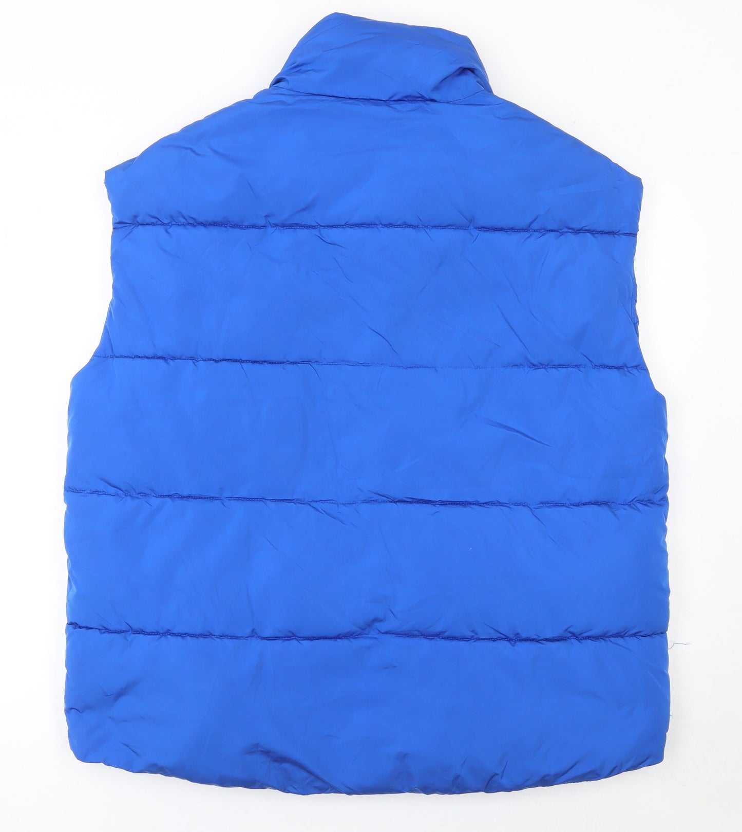 Primark Womens Blue M Puffer Sleeveless Waistcoat
