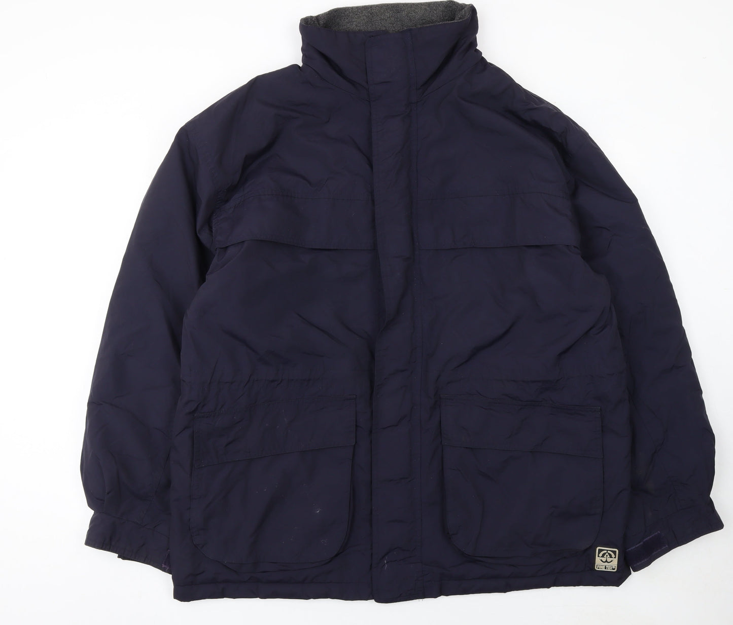 Mens UK Size M BHS Blue Parka Coat