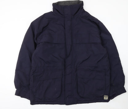 Mens UK Size M BHS Blue Parka Coat
