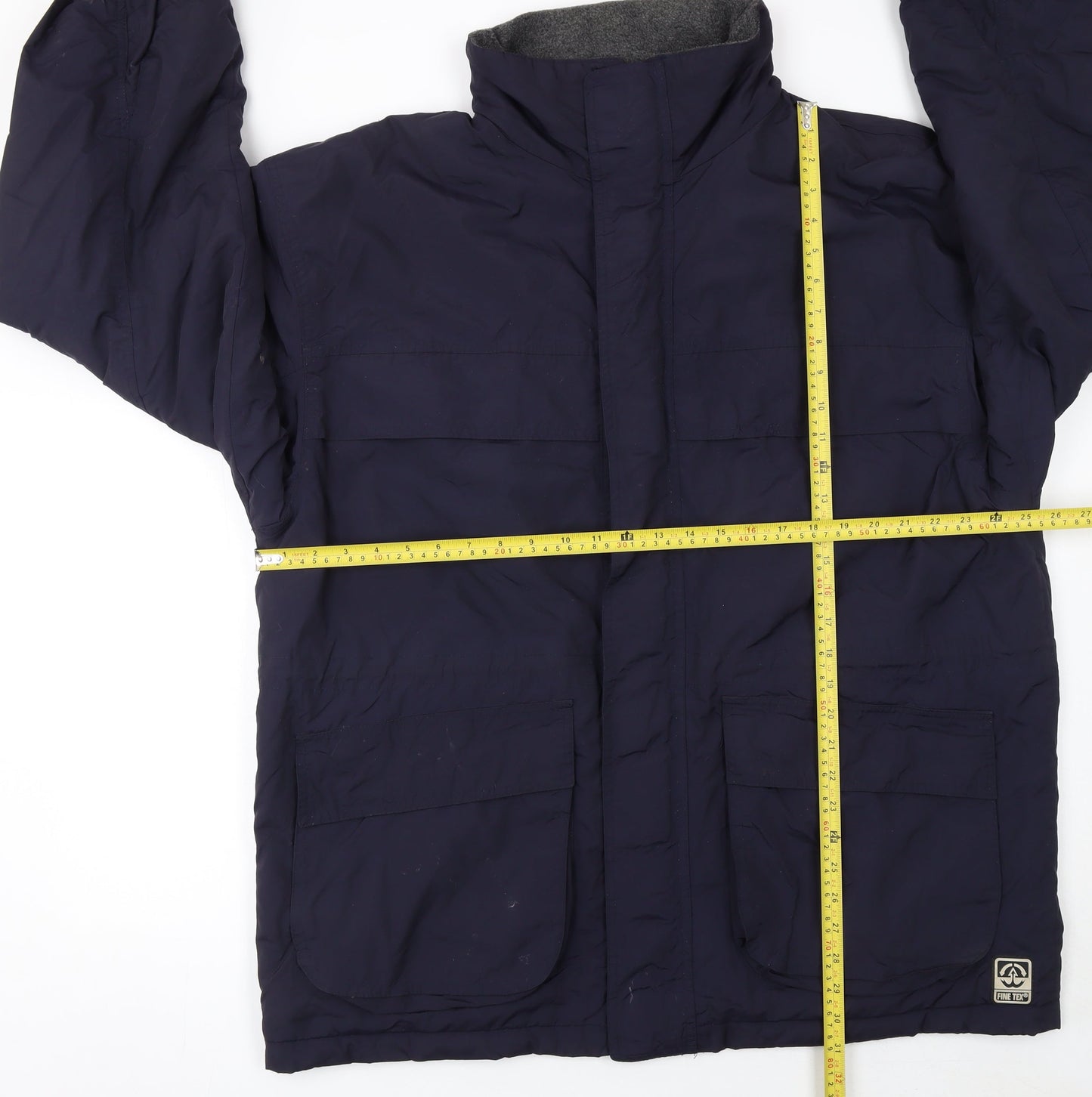 Mens UK Size M BHS Blue Parka Coat