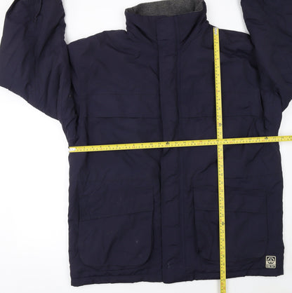 Mens UK Size M BHS Blue Parka Coat
