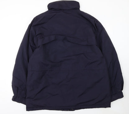 Mens UK Size M BHS Blue Parka Coat