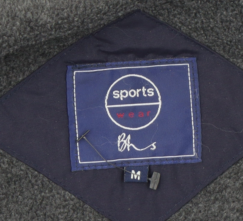 Mens UK Size M BHS Blue Parka Coat