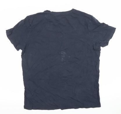 Mens UK Size M JACK & JONES Blue  T-Shirt