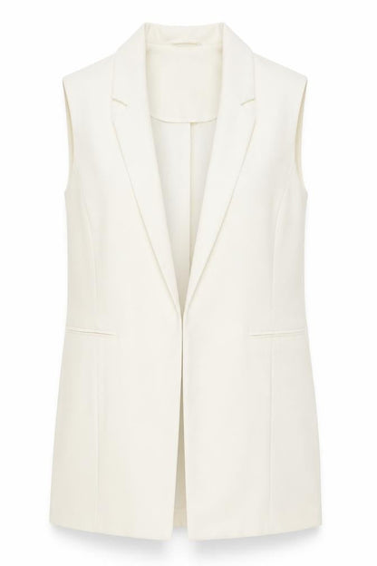 Womens UK Size 10 Atmosphere Regular Ivory Suit Waistcoat